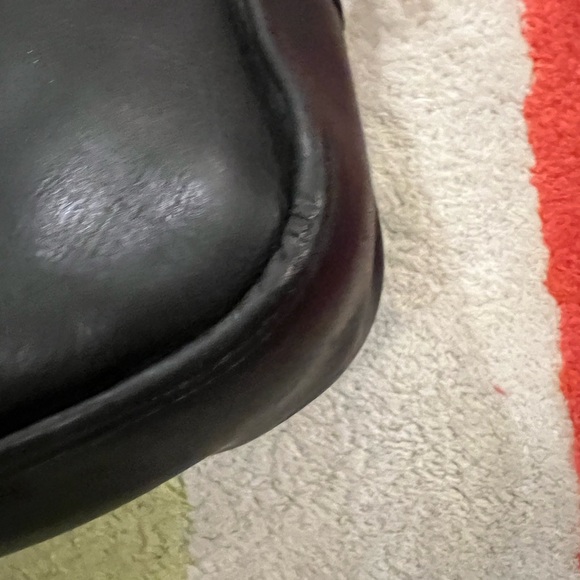 Vintage Coach 9790 Turnlock Shoulder Bag, Black, Genuine Leather, Crossbody - Picture 7 of 9